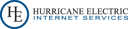 Hurricane Electric Provider logo for Hurricane Electric